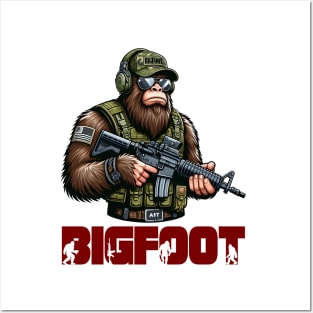 Tactical Bigfoot Posters and Art